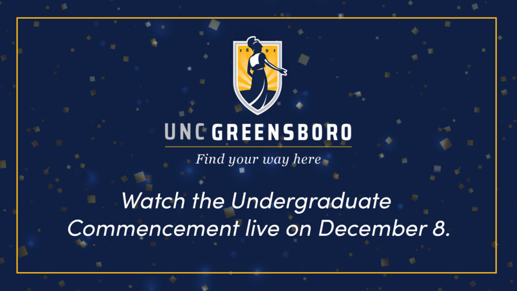 Undergraduate Commencement livestream graphic