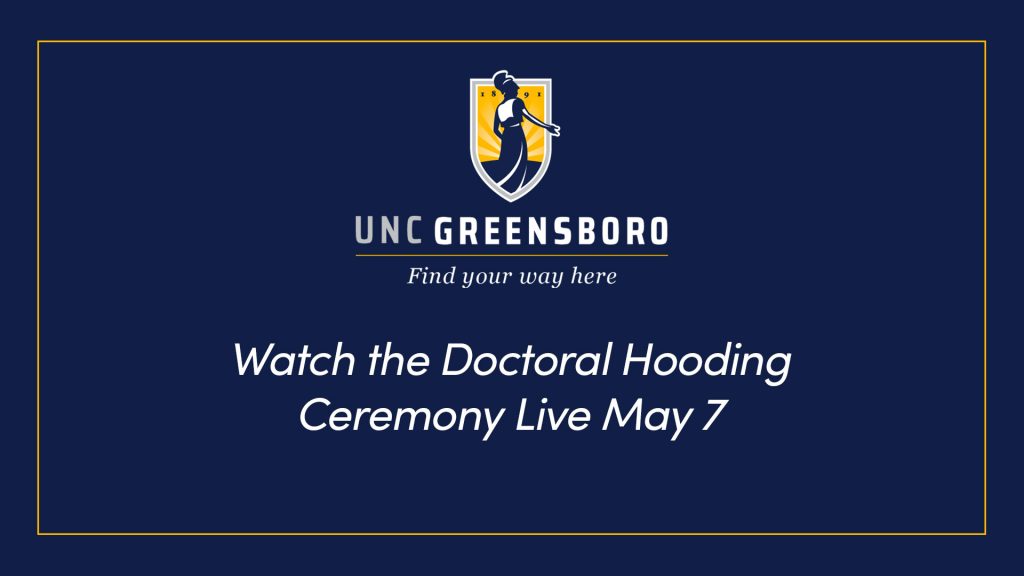 Doctoral Hooding May 7th livestream graphic.